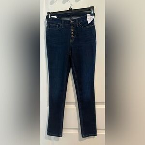 Calvin Klein Button Fly Dark Blue Jeans